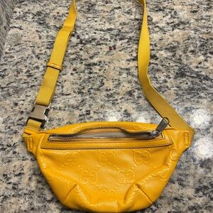 Yellow Gucci Men's Bag